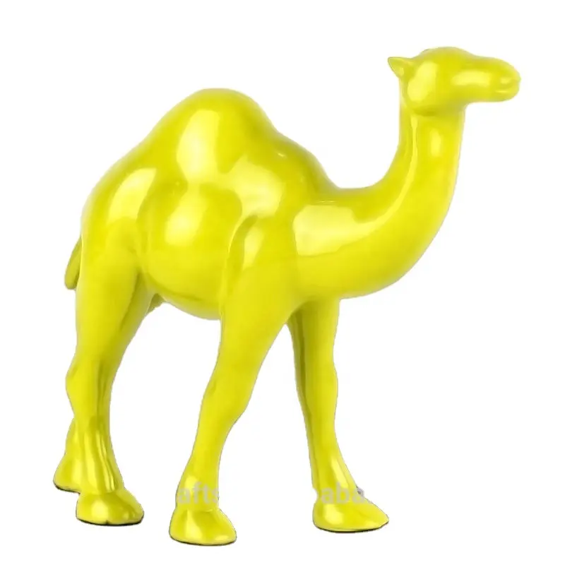 Figurita de resina de camel para decoración del hogar, regalo de recuerdo, escultura de camel de poliresina personalizada