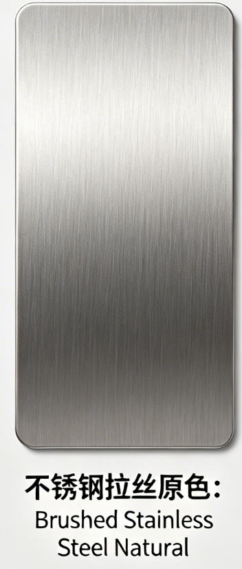 Brushed Stainless Steel Natural
