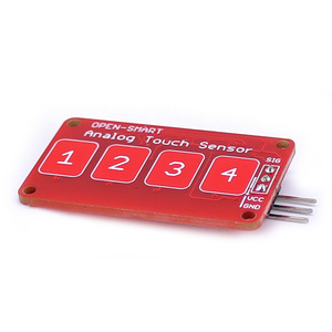 OPEN-SMART 4-CH <strong>Capacitive</strong> Analog Touch <strong>Sensor</strong> Module for <strong>Arduino</strong>