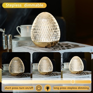Tinh thể acrylic trứng hình ánh sáng ban đêm nhỏ cho phòng ngủ và khách sạn, với cảm ứng điều chỉnh độ sáng cho đèn đêm - Product Image 3