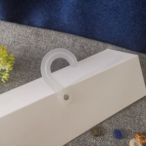 リサイクル繊維生地スウォッチサンプル段ボールディスプレイハンガーヘッダーカードプラスチックフック付き - Product Image 3