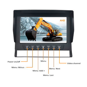 7inch Waterproof Car <strong>Monitor</strong> 2 3 4 Channels AHD Screen Monitoring System Camera <strong>Monitor</strong> - Product Image 4