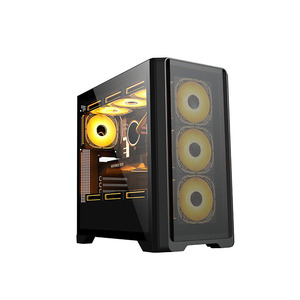 Venta al por mayor caja de Juegos de ordenador de escritorio personalizado micro ATX caja de ordenador de fabricación de aluminio - Product Image 1
