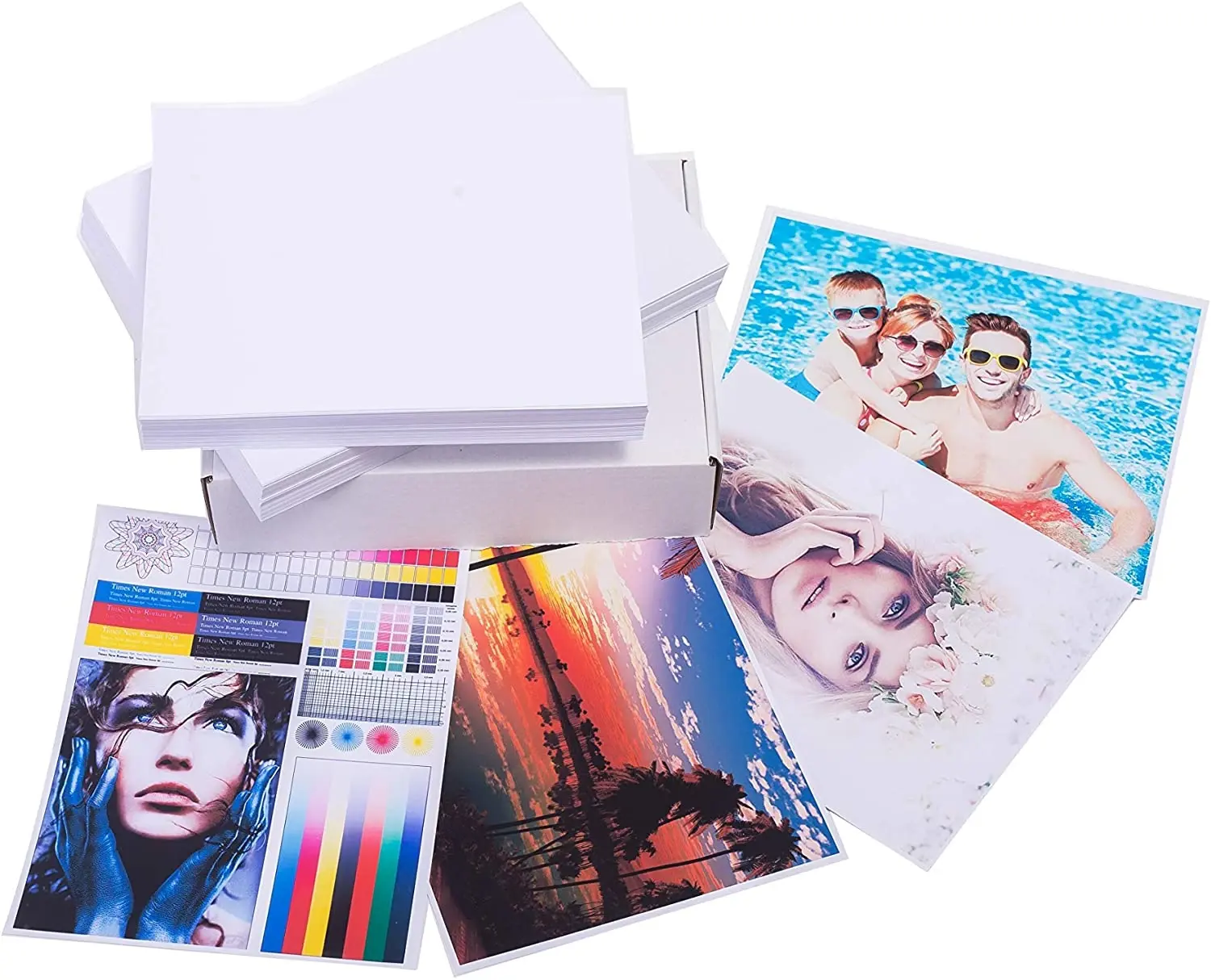 115g 50pcs por pacote papel fotográfico brilhante Papel fotográfico brilhante alto papel fotográfico adesivo