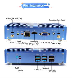 Eglobal Fanless Cheap Mini Pc N3150 Wins10/<strong>Linux</strong> Mini Pc <strong>Computer</strong> <strong>with</strong> RJ45 LAN and HD/BT - Product Image 4