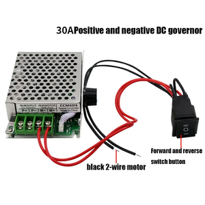 12V 24V 30A Forward and Reverse <strong>DC</strong> <strong>Speed</strong> <strong>Controller</strong> 125030A High-power 750W Electronic Drive <strong>Variable</strong> <strong>Speed</strong> Control Switch - Product Image 2