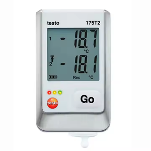 Registrador de datos de temperatura Testo 175-T2 2-Ch, sensor interno (NTC) y Ext 0572 1752 - Product Image 1