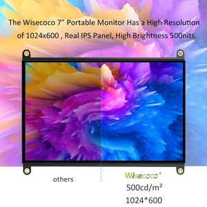 Monitor Touch Screen da 7 pollici e Monitor portatili 600 1024 * per lendini 500 ad alta luminosità Raspberry Pi per Display portatile - Product Image 6