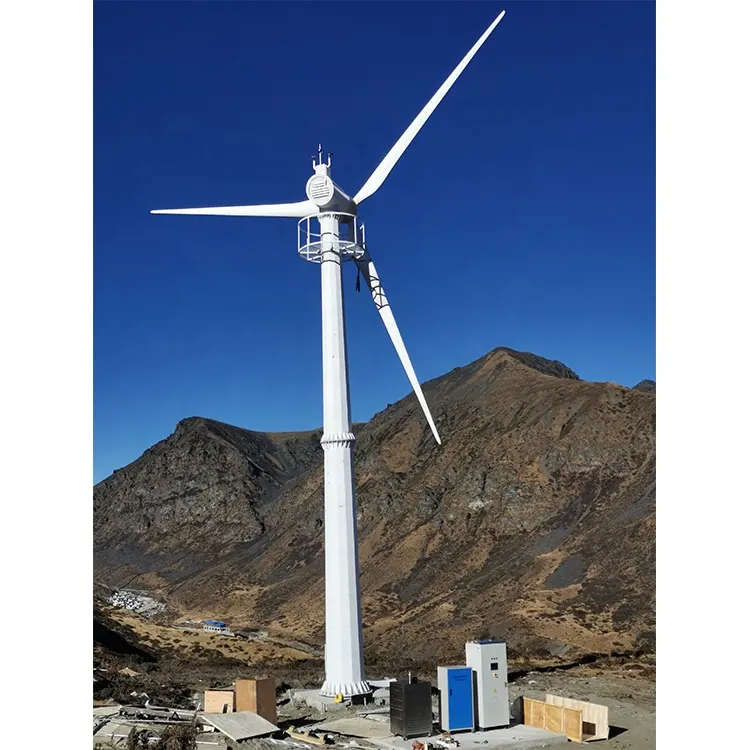 5KW 10KW horizontal de la turbina de viento/de energía eólica renovable/10KW 15KW sistema de energía de viento para uso en el hogar 20KW 30KW