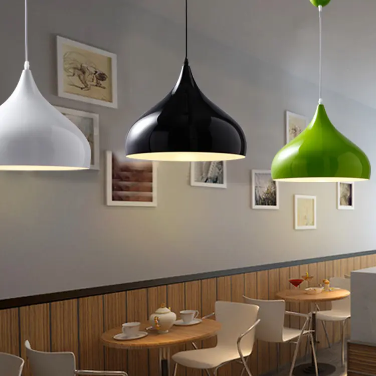 Macaron Eenvoudig Creatief Restaurant Café Kroonluchter E27 Kantoorstudie Baklak Handwerk Hanglamp