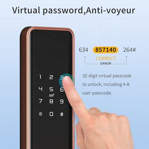 Elektrik elektronik anahtarsız giriş tuya ön kapı için akıllı kapı kilidi wifi nfc, otomatik ev rfid akıllı akıllı kapı kilidi