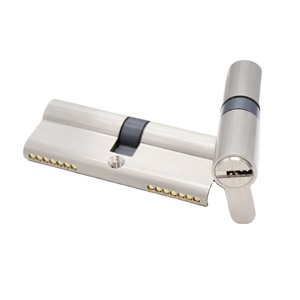 ユーロプロファイルほぞ穴ロックシリンダーダブルオープンロックシリンダー70mmドアロックシリンダーキー付き中国メーカー - Product Image 1