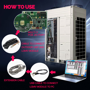 LGMV 5001A20200F для мониторинга цикла VRF системы LG, графика мониторинга продукта, код ошибки управления внутренним блоком - Product Image 6