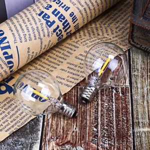 Warm White <strong>LED</strong> <strong>G40</strong> Replacement Bulbs,25-Pack E12 Base Socket <strong>LED</strong> Globe Light Bulbs for Outdoor Patio String Lights, Equivalent T - Product Image 3