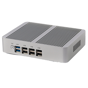 Partaker Fanless Mini PC Alder Lake-N Core N100 Win 11 Pro HTPC 2 LAN 1 DP 2 HDWiFiデスクトップコンピューター2x LAN 1x DP - Product Image 5