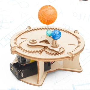 DIY Technology Small Production Earth Moon Day Three <strong>Ball</strong> Instrument Children's Assembly Puzzle Teaching Aids Science <strong>Experiment</strong> - Product Image 3