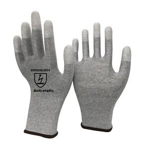 Nmshield ถุงมือเคลือบ PU แบบไฟฟ้าสถิตพร้อมฟังก์ชันป้องกันการลื่นสำหรับป้องกันการก่อสร้าง - Product Image 1