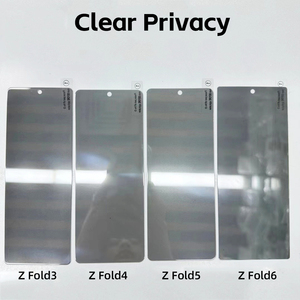 Gizlilik temperli cam Samsung Galaxy Z kat 6 5 4 3 2 Anti Scratch ön Anti casus ekran koruyucu - Product Image 2