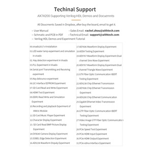 ALINX AX7A035 FPGA scheda di sviluppo Xilinx Artix-7 XC7A35T con A7 SoMs XC7A 35T SFP PCIe Xilinx Fpga Kit di sviluppo - Product Image 4