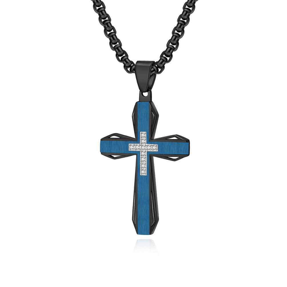 Blue Single Pendant Without Chain