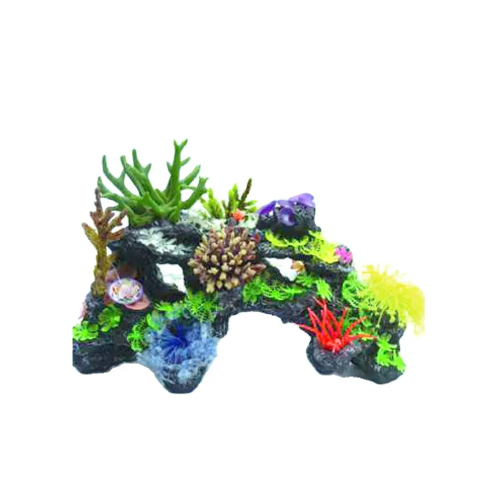 زينة SH148A لحوض السمك المرجاني, زينة لحوض السمك المرجاني بتصميم اصطناعي مزيف بالألوان
