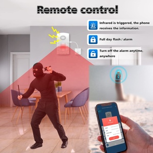 Sistema de alarma de seguridad inteligente con Sensor de movimiento, dispositivo de detección pasiva infrarroja, WiFi, funciona a distancia, sonido Alexa, Tuya, PIR - Product Image 5