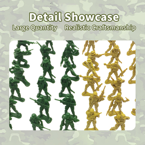 48 Pcs Giá Rẻ Mini 5 Cm Quân Đội Quân Nhựa Soldier Set 2025 Hành Động Mới Con Số Với Phụ Kiện Cho Trẻ Em Với 2 Màu Sắc Hỗn Hợp - Product Image 4