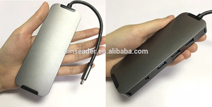Type C to <strong>HDMI</strong> / USB3.0*3 / RJ45 / TF/ SD/ 3.5mm Audio / PD (for Charging) Converter <strong>USB</strong> Type-C 9 in 1 HUBs - Product Image 6