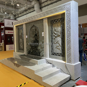Chinese Elements Forbidden <strong>City</strong> Cloud Nine Dragon Relief Sculpture With Stone Little Buddha Statue Water <strong>Fountain</strong> Humidifier