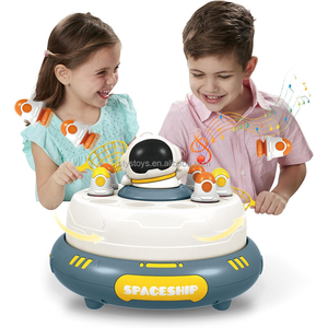 Reaksiyon hızı Pop up oyuncak roket kurulu oyunları roket alıcı müzik oyunu zıplayan ve yakalamak oyuncak - Product Image 5