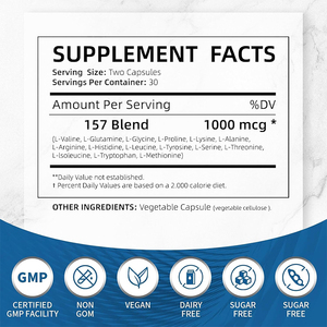 Trung Quốc Nhà sản xuất BPC Peptide viên nang OEM Pre-Workout năng lượng tập trung BPC 1000mcg viên nang cho người lớn sức mạnh cơ bắp - Product Image 3