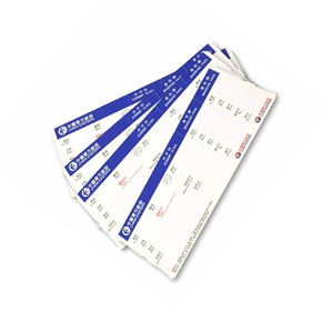 Flightticket havayolu şirketi rezervasyonu biniş kartı özel baskı kağıt güvenlik uçuşlar biletleri - Product Image 6