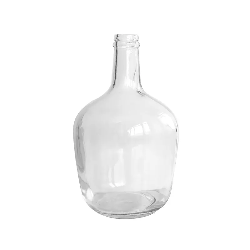Vaso in vetro trasparente a forma di vaso a bocca piccola contratto campana Pieris vaso idroponico fiori di disposizione atterrati