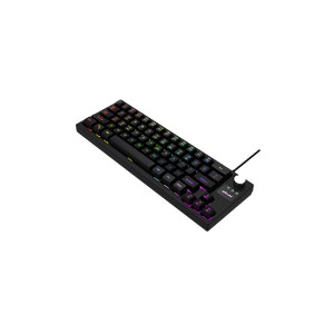 Teclado para juegos con cable GX370L3, retroiluminación de 3 colores, interruptor de goma silencioso de 70 teclas, compatibilidad con varios sistemas operativos, ajuste de volumen - Product Image 4