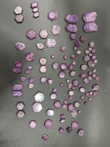 Bellissime pietre di rubino naturali Rare e trattate termicamente pietre preziose con perline testurizzate uniche varietà Trapiche