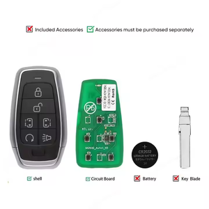 AUTEL MAXIIM IKEY標準スタイル独立ユニバーサルキーIKEYAT006DL 6ボタンスマートコントロールAltraカーキープログラマー付き - Product Image 6