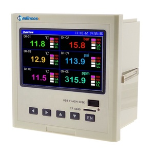MPR4200:Industrial 5'' LCD 4/6/8/9/12 Multi Channel Digital Paperless Temperature <strong>Data</strong> <strong>Logger</strong> with USB+ <strong>Ethernet</strong> <strong>Modbus</strong> TCP/IP - Product Image 6