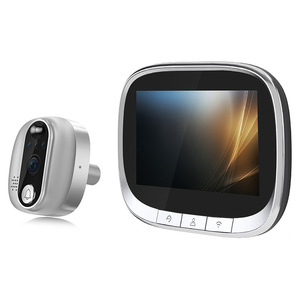 2025 nuevo Tuya 1080P videoportero sistema de intercomunicación de teléfono 4,3 pulgadas HD cámara de ojo de gato bidireccional Digital Wifi videoportero timbre - Product Image 1