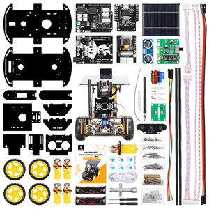2024 nueva cámara ESP32 programación Robot educativo IoT ultrasónico coche inteligente Kit de aprendizaje Solar - Product Image 2