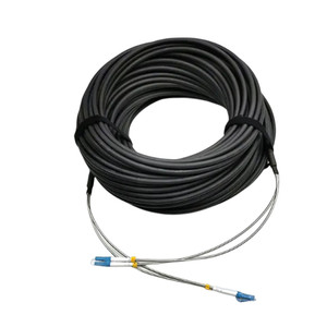 Cable de conexión de fibra óptica blindado FTTA CPRI 2 núcleos monomodo LC 30 metros al aire libre para solución de red de acceso de radio (RAN)
