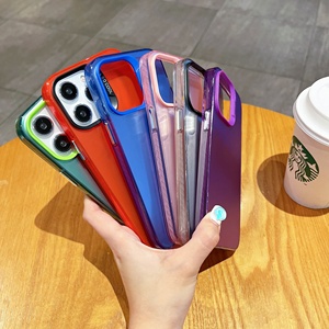 メッキマットフロスティングTPU PCケースiphone 16 15 14 13 12 11 XS XR Pro Max Plus IMD防爆シェルカバーケース - Product Image 3