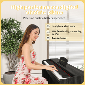 LeGemCharr piano digital 88 teclas ponderadas controlador MIDI teclado piano eléctrico precio vertical Teclado de piano
