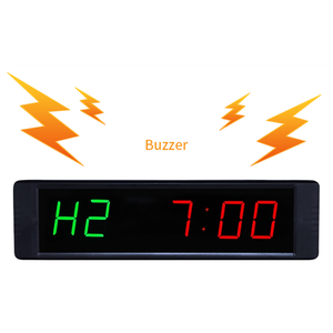 YIZHI telecomando Wireless Mini da 1 pollice conto alla rovescia digitale conto alla rovescia cronometro orologio Multi-modalità LED intervallo Fitness palestra Timer - Product Image 3