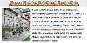全自动可可笔尖和黄油粉生产线白酒可可加工厂 - Product Image 6