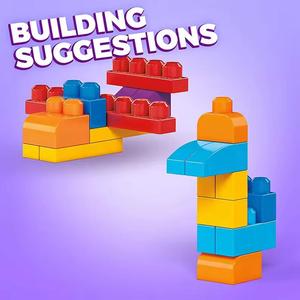 Juego de bloques de construcción de 86 Uds., juego de juguetes de bloques de colores de construcción grande, juguete de construcción de aprendizaje temprano para niños - Product Image 4