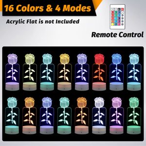 卸売KawsリモコンLEDフットボールライト7色変更RGBナイトランプABS素材ミドルサイズ - Product Image 5