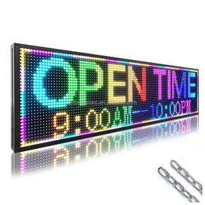 Programmabile a scorrimento Led messaggio in movimento segno singolo colore p7.62 p10 RGB Display a Led per esterno a matrice di punti Display a Led - Product Image 2