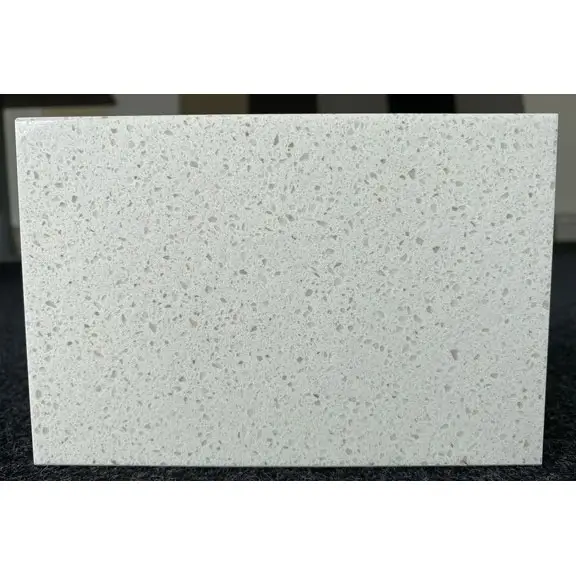 Sparkle quarzo bianco pavimento di piastrelle in pietra artificiale pavimenti in