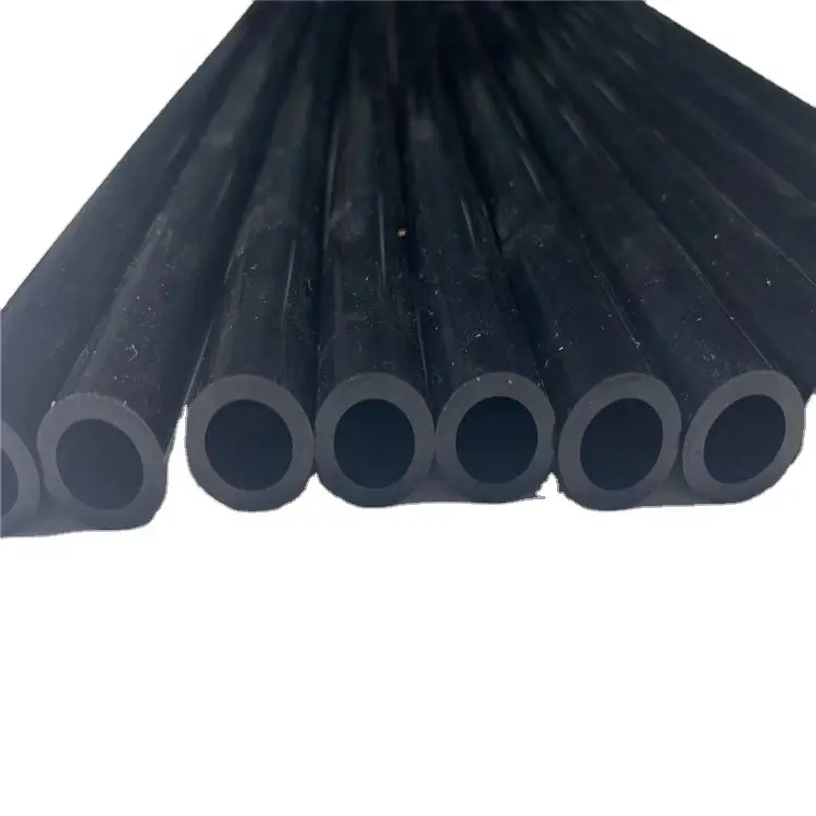 Tubo preto de silicone de isolamento macio e resistente