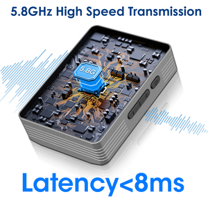 5.8G Wireless Multifunction IEM/Guitar Audio <strong>Interface</strong> System Live Streaming/Recording Transmitter Bodypack Receiver Comfortable